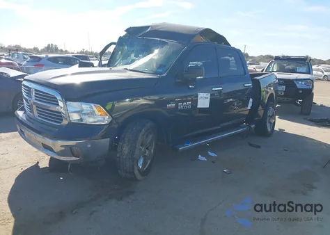 2015 Ram 1500 Lone Star из США, поврежденный, VIN 1C6RR6LTXFS621272